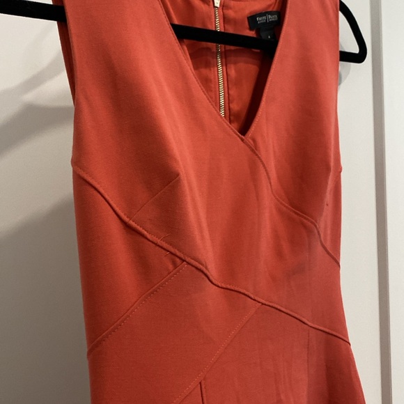 White House | Black Market Criss Cross Fully Lined Sheath Dress |Size 4 - Picture 6 of 12